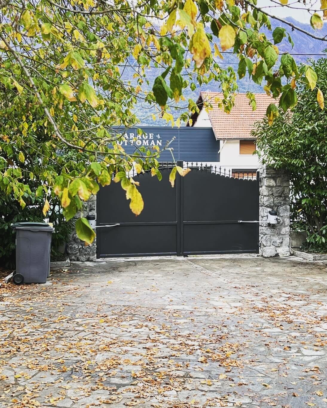 Portail aluminium soudé