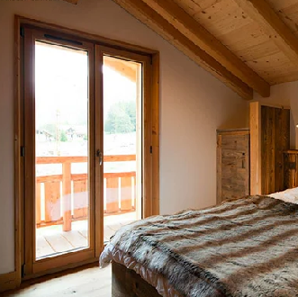 Porte-fenêtre bois