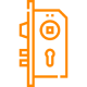 Crémone porte d'entrée