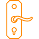 Poignée de porte d'entrée