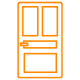 Porte d’entrée vitrée