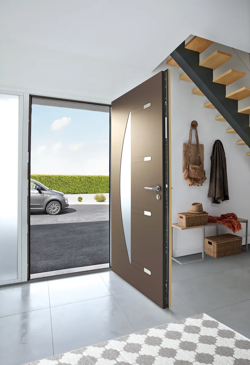 Porte d’entrée mixte PVC aluminium