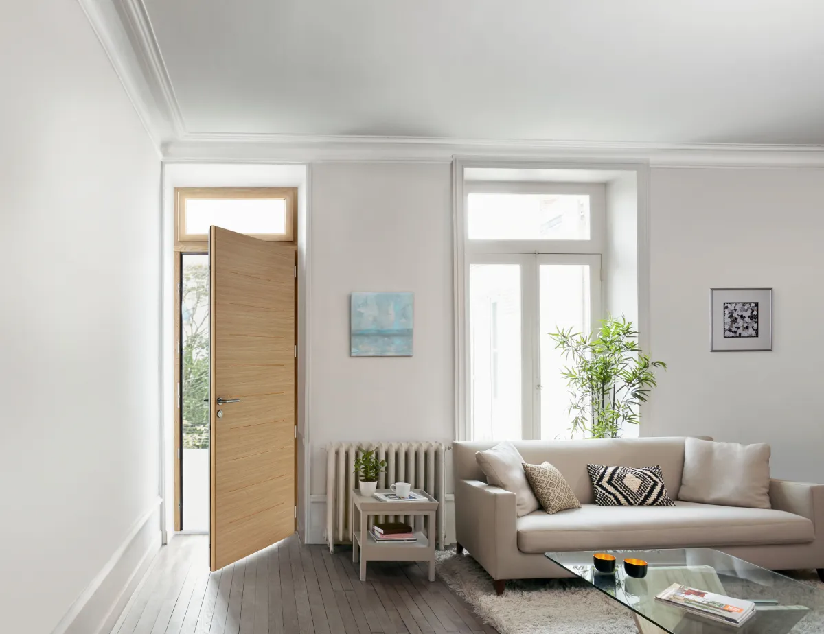 Porte d’entrée mixte design