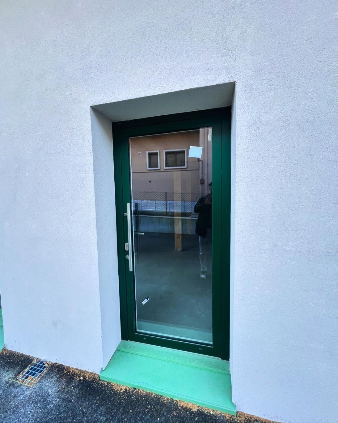 Porte d’entrée PVC vitrée