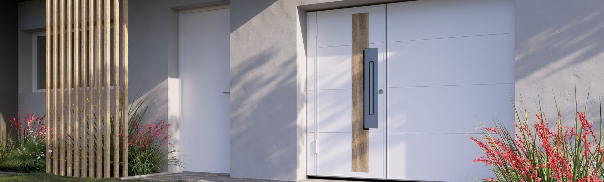 Porte basculante acier