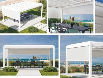 Pose de pergola à toile en Savoie et Haute-Savoie