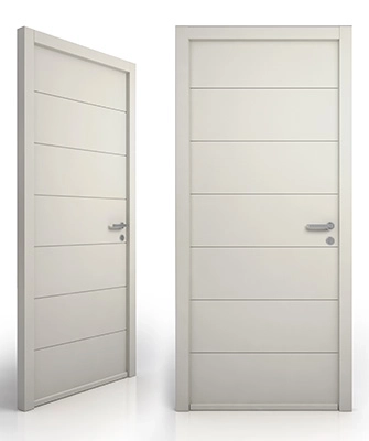 Porte d’entrée en bois