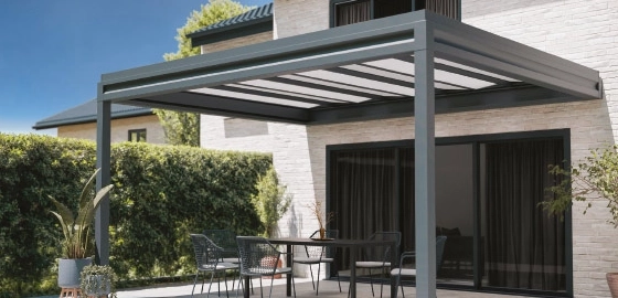 Concevez votre pergola à toile sur-mesure