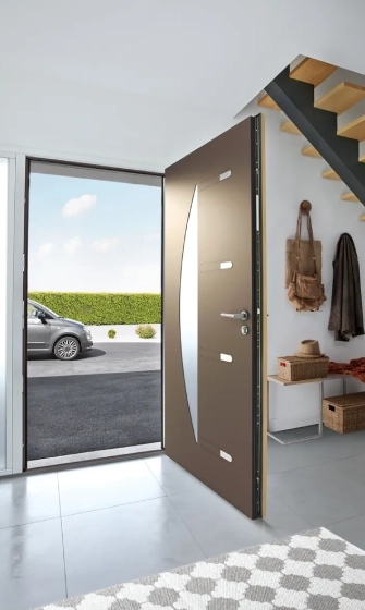 Concevez votre porte d’entrée mixte sur-mesure